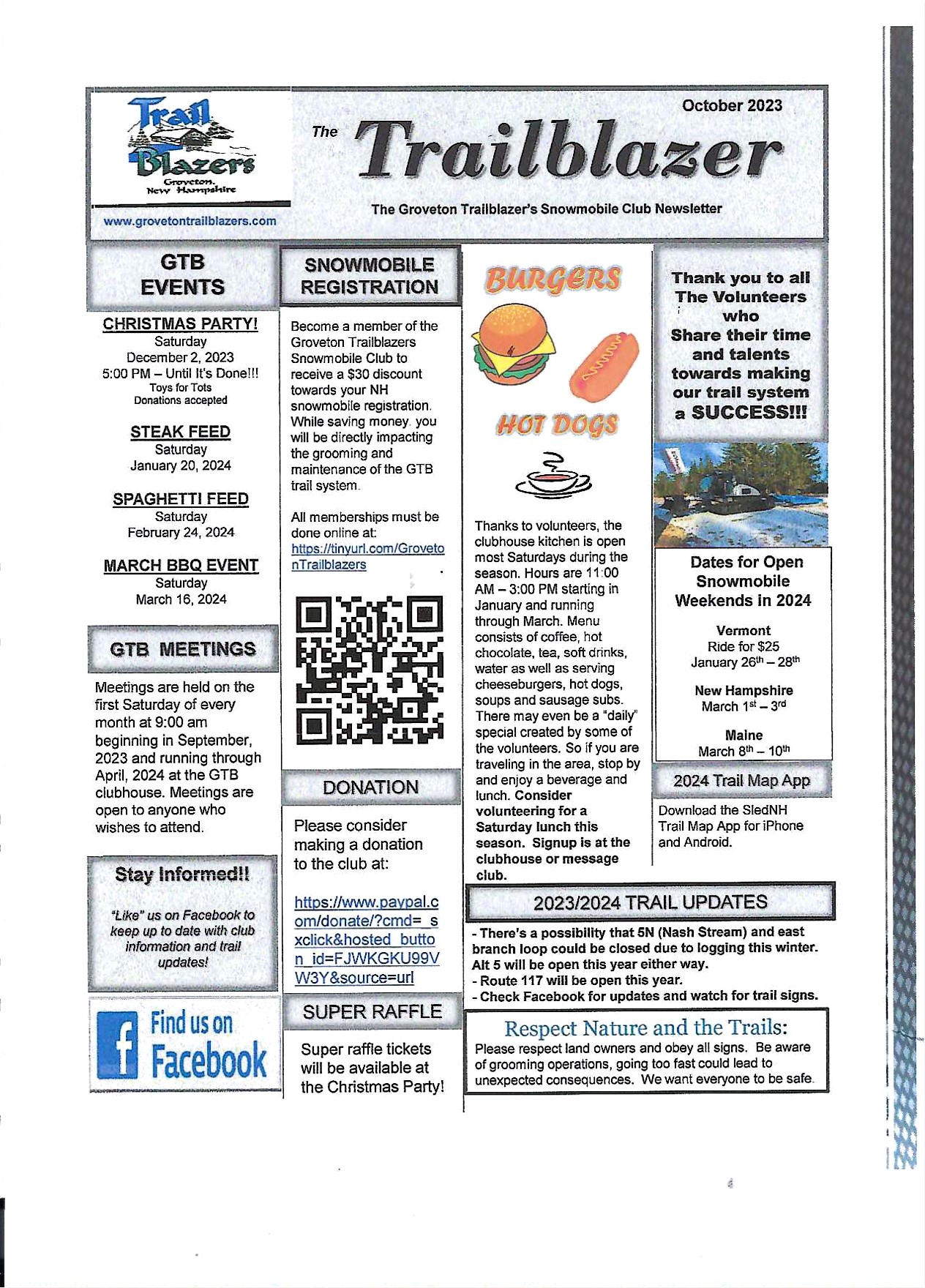 Community Groveton Trailblazers